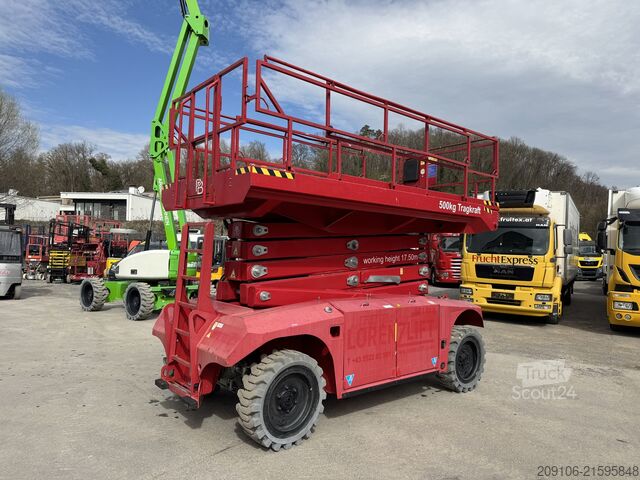 Nůžková plošina PB S 175-19 E 4x4 Allrad Scherenarbeitsb