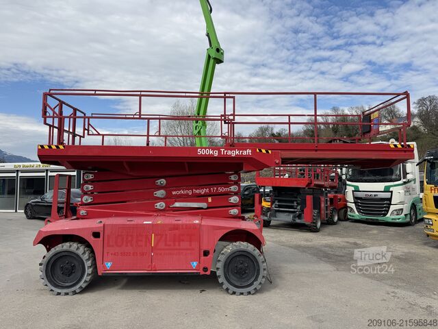 Nůžková plošina PB S 175-19 E 4x4 Allrad Scherenarbeitsb