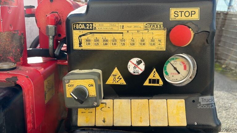 Automobilis ar plakanu platformu MAN TGL 12.240*MAXI PRITSCHE*FASSI KRAN*KLIMA*