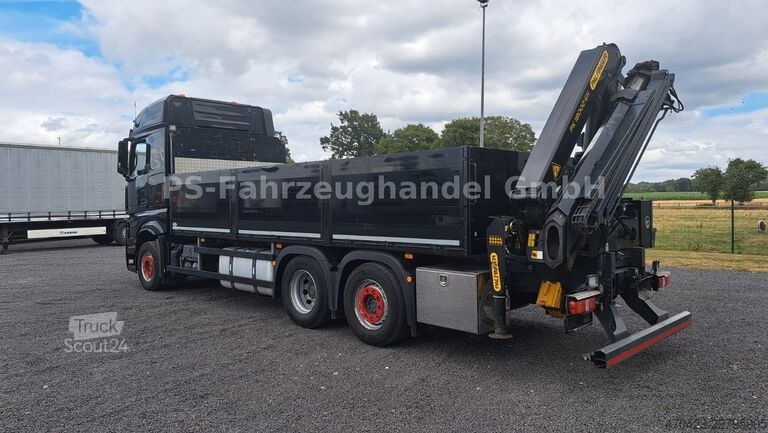LKW mit Pritsche (offen) MERCEDES-BENZ Actros 5*2548*Luft/Luft*NAVI*Palfinger-Kran