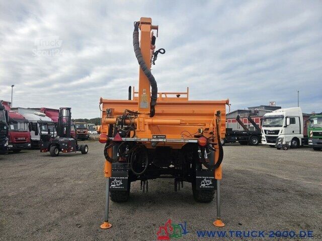 Кран, монтиран на камион Unimog U2150 4x4 Kran abnehmbar Palfinger Hakenhöhe 10m