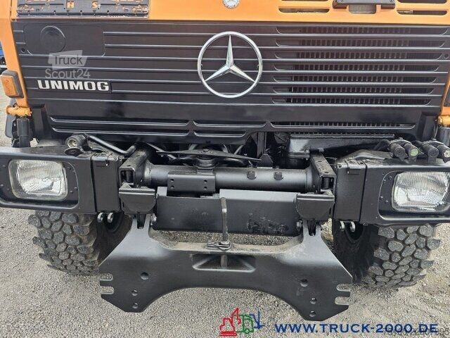 Кран, монтиран на камион Unimog U2150 4x4 Kran abnehmbar Palfinger Hakenhöhe 10m