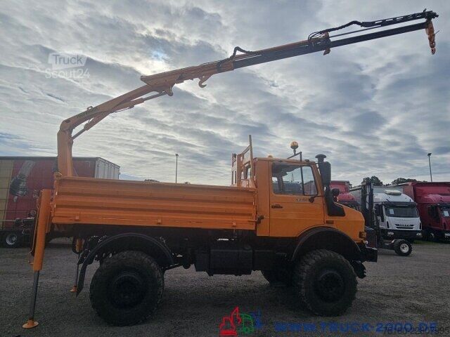 Кран, монтиран на камион Unimog U2150 4x4 Kran abnehmbar Palfinger Hakenhöhe 10m