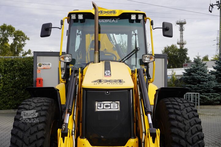 حفار خلفي JCB 4CX PRO / joysticks / 3400 MTH / 3 units