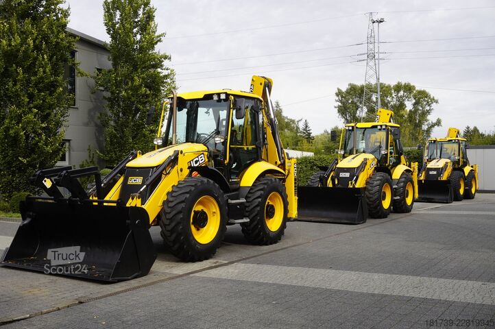 حفار خلفي JCB 4CX PRO / joysticks / 3400 MTH / 3 units