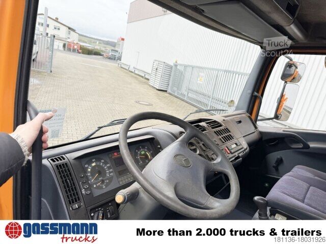 Damperli panelvan Mercedes-Benz Atego 815 K 4x2 mit Kran Hiab 055 B-1 CL