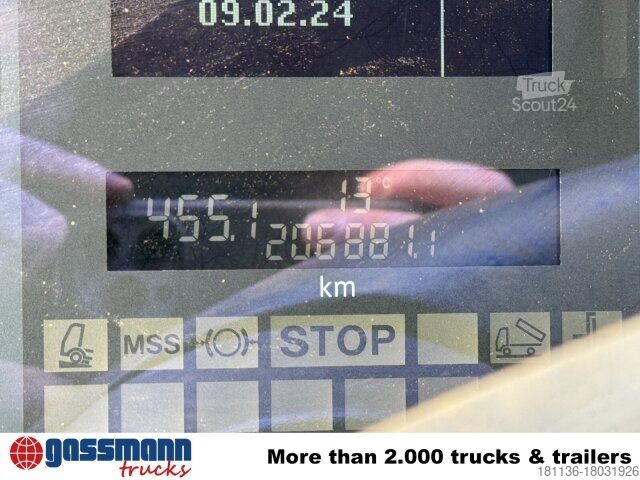 Damperli panelvan Mercedes-Benz Atego 815 K 4x2 mit Kran Hiab 055 B-1 CL