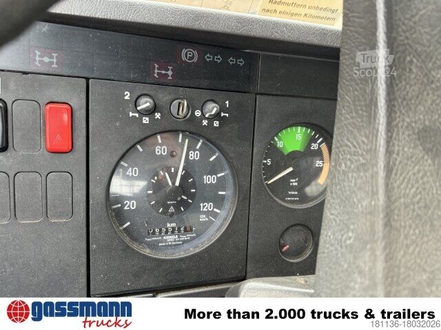 Kiepwagen Mercedes-Benz SK 1922 AK 4x4 mit Kran Atlas AK 60.1, EX-THW!