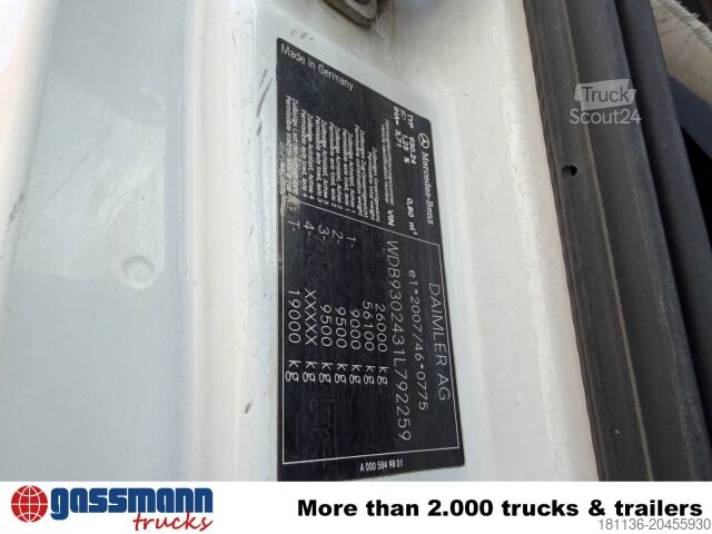 Truck chassis Mercedes-Benz Actros 2644 L 6x4