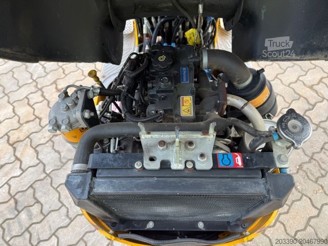 Mini ekskavatör JCB 8008 CTS, 2021 BJ, 985BH, 3 x Löffel