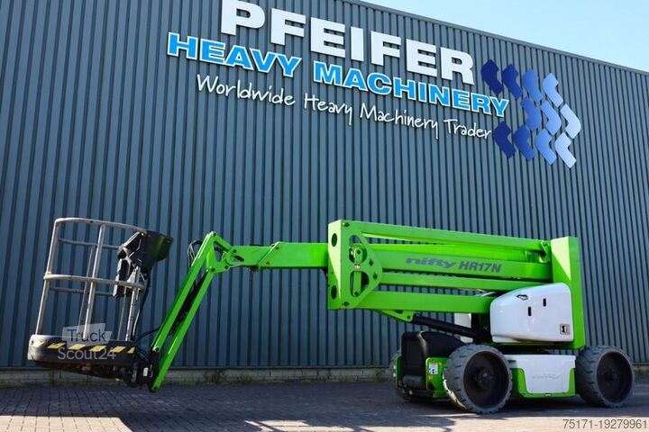 Mafsallı teleskopik çalışma platformu Niftylift HR17NDE HYBRIDE MK3 Hybrid Battery & Diesel, 17m W