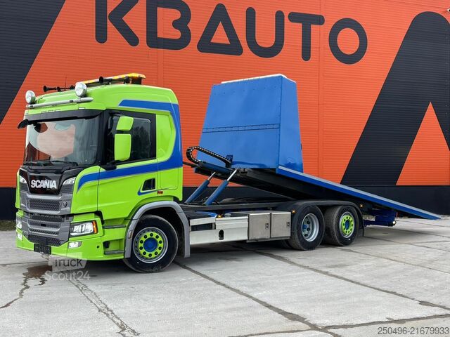 Transporteur de voitures Scania P 370 6x2 PLATFORM  12 ton L=6801 mm / ...