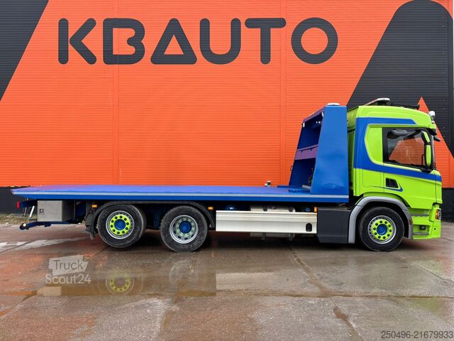 Transporteur de voitures Scania P 370 6x2 PLATFORM  12 ton L=6801 mm / ...