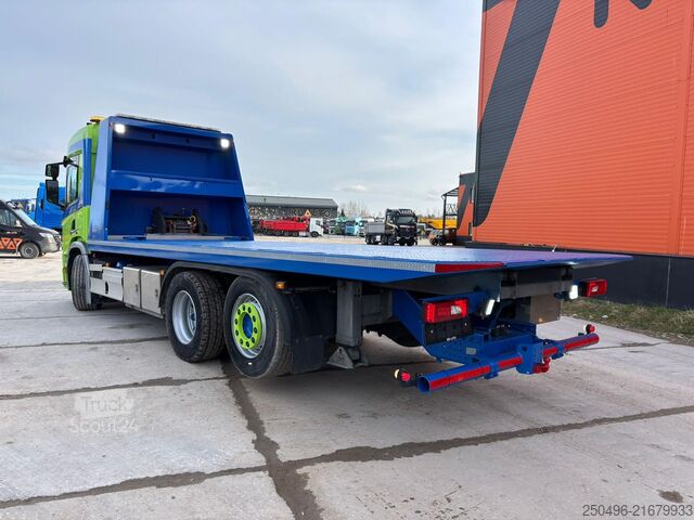 Transporteur de voitures Scania P 370 6x2 PLATFORM  12 ton L=6801 mm / ...