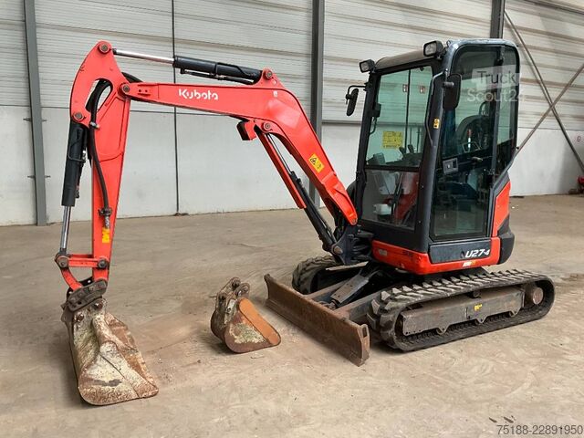 Minikaivinkone Kubota U 27-4