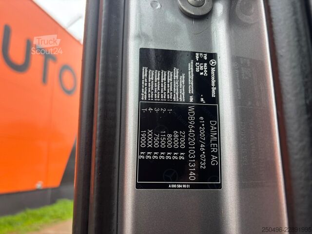Kablio rankenos sistema Mercedes-Benz Arocs 2553 6x2*4 JOAB L 20 ton / L=5950 mm