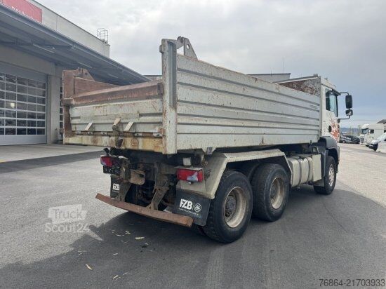 Trijų pusių savivartis sunkvežimis MAN TGA 33.430 6X4 MEILLER KIPPER, BORDMATIK, MANUEL, E3