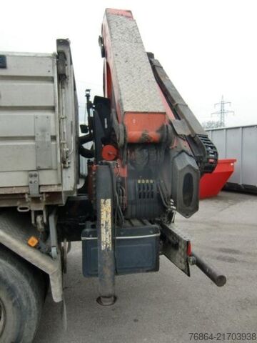 Trijų pusių savivartis sunkvežimis MAN TGA 33.430 6X4 KIPPER, MANUEL, E4 PALFINGER BLATT-BLATT