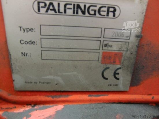 Trijų pusių savivartis sunkvežimis MAN TGA 33.430 6X4 KIPPER, MANUEL, E4 PALFINGER BLATT-BLATT