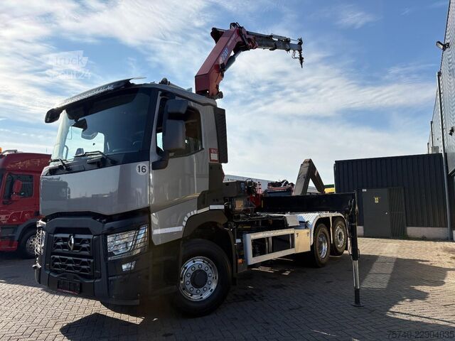 Kranwagen Renault C440 + HMF 2320 K3-- 3X EXT. + REMOTE + HAAKARM...