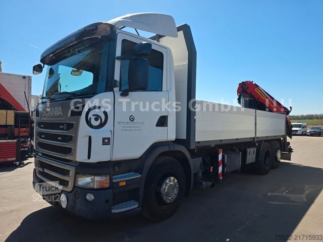 Platforminis sunkvežimis SCANIA G 400 / 27m Kran Palfinger PK 27002 + Flyjib