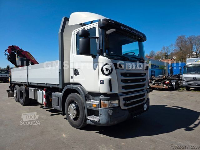Platforminis sunkvežimis SCANIA G 400 / 27m Kran Palfinger PK 27002 + Flyjib