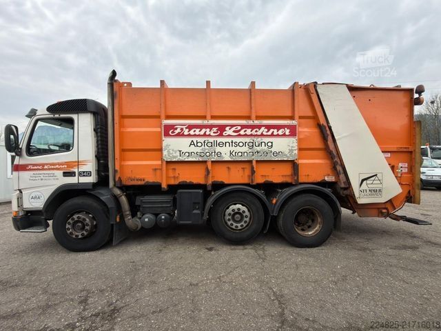 Smetiarsko vozilo VOLVO FM 12-340 6X2 MÜLLWAGEN*2000*1HAND*LIFTACHSE*