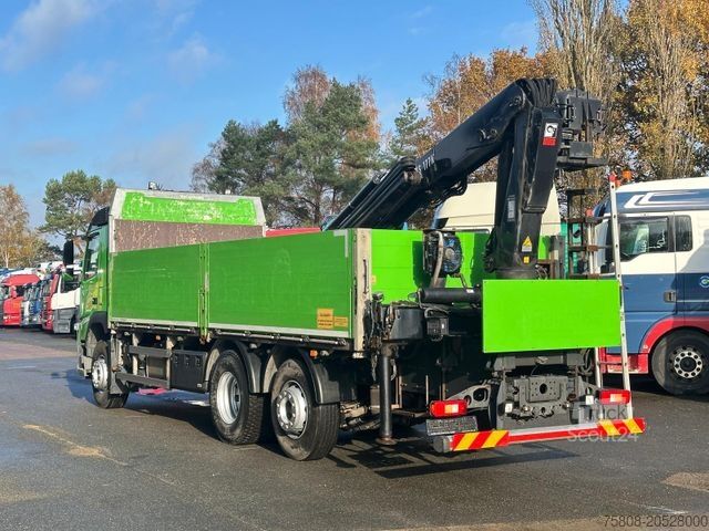Lastbilmonteret kran VOLVO FM420 Baustoff Hiab XS177 Lift/Lenk UVV Waage