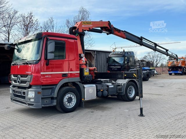 Standard tractor unit MERCEDES-BENZ Actros1841 MP3*KranPalfingerPK22002-EH*FUNK*182h