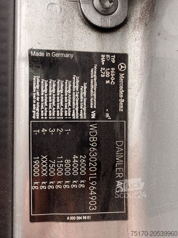 Kühlkoffer-LKW MERCEDES-BENZ Actros 2643 L 6x2