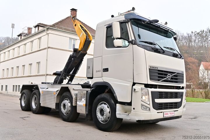 Kroklastbil Volvo FH540 8x4 E5 AHK Retarder Blatt Blatt