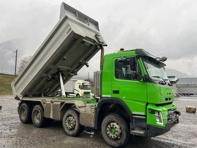 شاحنة قلابة Volvo FMX460  8x4 E6 AHK Blatt Blatt