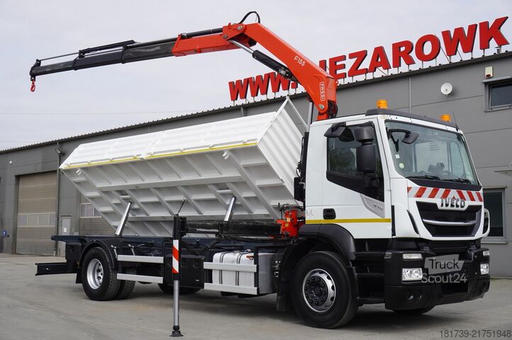 Dviejų pusių savivartis Iveco Stralis 19.310 / 2-side tipper / Fassi
