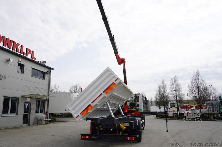 Dviejų pusių savivartis Iveco Stralis 19.310 / 2-side tipper / Fassi