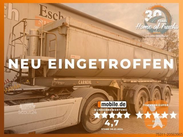 Tiptrailer CARNEHL CHKS/HH | Stahl 25m³ isoliert*Lift*EBS*Rollplane