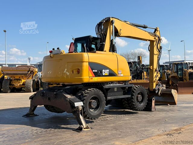 Колесен багер Caterpillar M313D VA - Outriggers + Blade