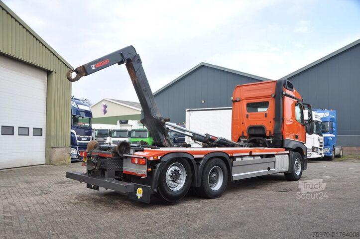 Система крюкових кронштейнів Mercedes-Benz Actros 2845 6X2 HIAB MultiLift HAAKARM