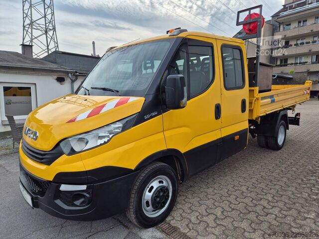 Tre-vejs tippevogn IVECO Daily Doka 50C*Kipper*Standheizung*AHK*