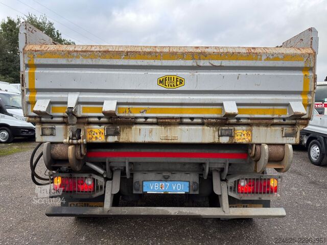 Prikolica sa kiper sistemom (roll-off prikolica)  GFÖLLNER CONTAINER KIPPER + MEILLER HARDOX MULDE