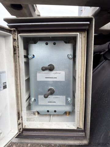 Prikolica sa kiper sistemom (roll-off prikolica)  GFÖLLNER CONTAINER KIPPER + MEILLER HARDOX MULDE