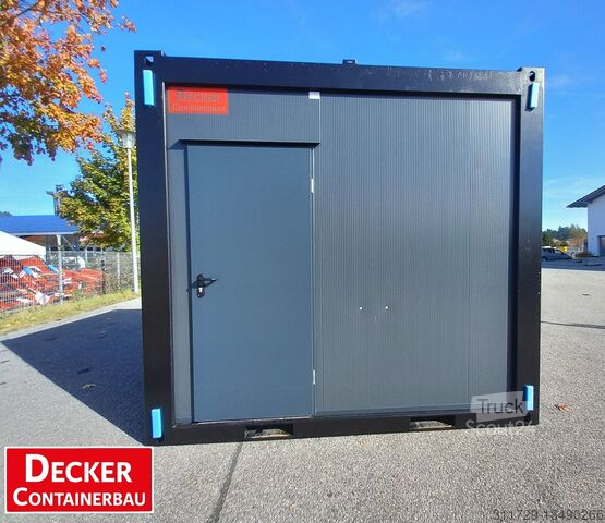 Decker Containerbau Abrollcontainer 10ft, Dusche,WC, 