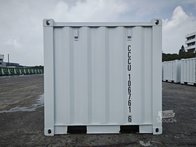 Seecontainer 6 Fuß Seecontainer / Minicontainer / one Way / Lichtgrau / Gartenhaus /