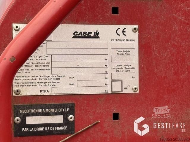 Obdelava lesa Case-Ih RBX 452