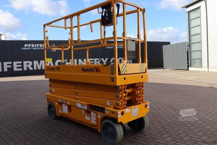 Scissor lift Haulotte Compact 10N Valid Inspection, *Guarantee! 10m Work