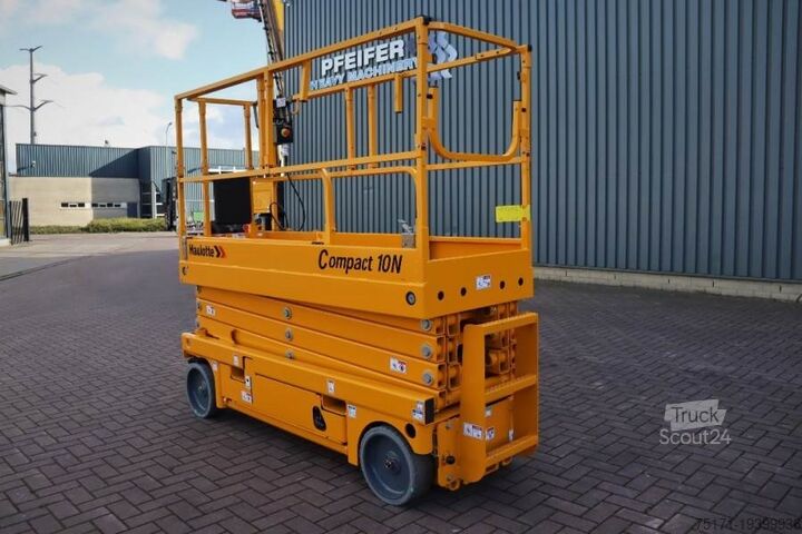Scissor lift Haulotte Compact 10N Valid Inspection, *Guarantee! 10m Work
