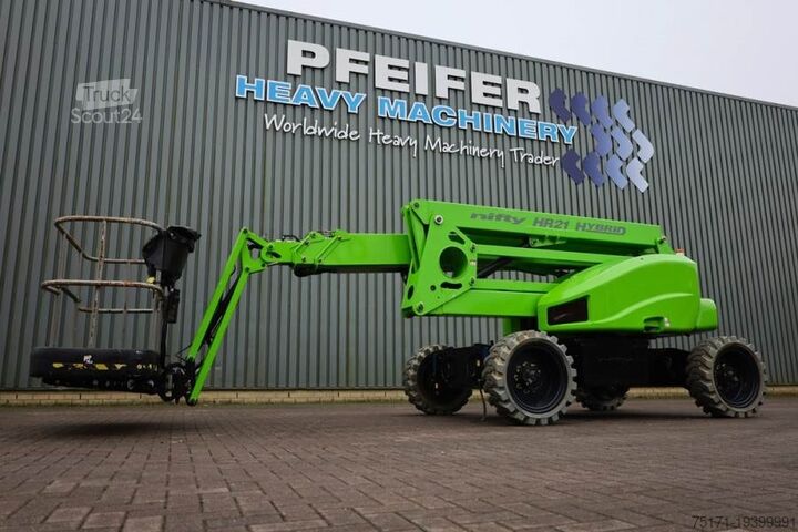 Plate-forme de travail télescopique articulée Niftylift HR21 HYBRIDE 4x4 MK2 Hybride, 4x4 Drive, 21m Worki