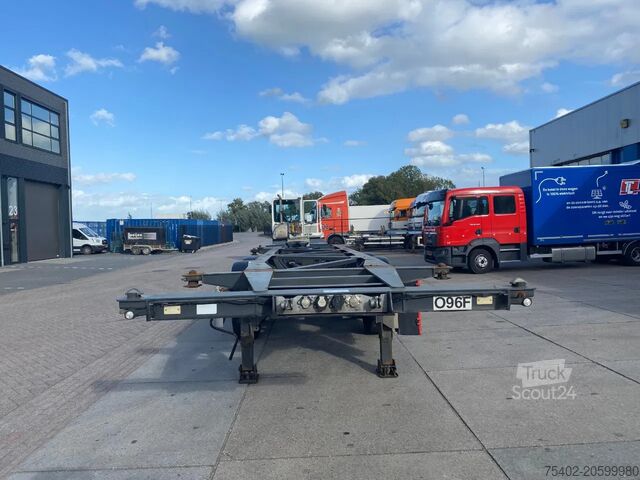Konteinerių vežimas Van Hool Tank Chassis / ADR / BPW + DISC / 20-30 FT