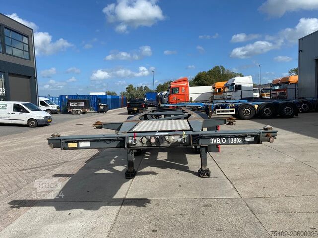 Transport de conteneurs Van Hool Tank chassis / ADR / BPW + DISC / 20-30 FT