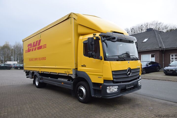 Tentinė platforma sunkvežimis Mercedes-Benz Atego II  1221 Schiebeplane Klima Standheizung