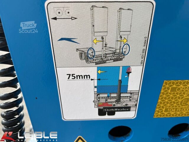 Lavtlaster tilhenger GOLDHOFER TU3 Expert 3657*Baggermulde*mech. Rampen*TOP*